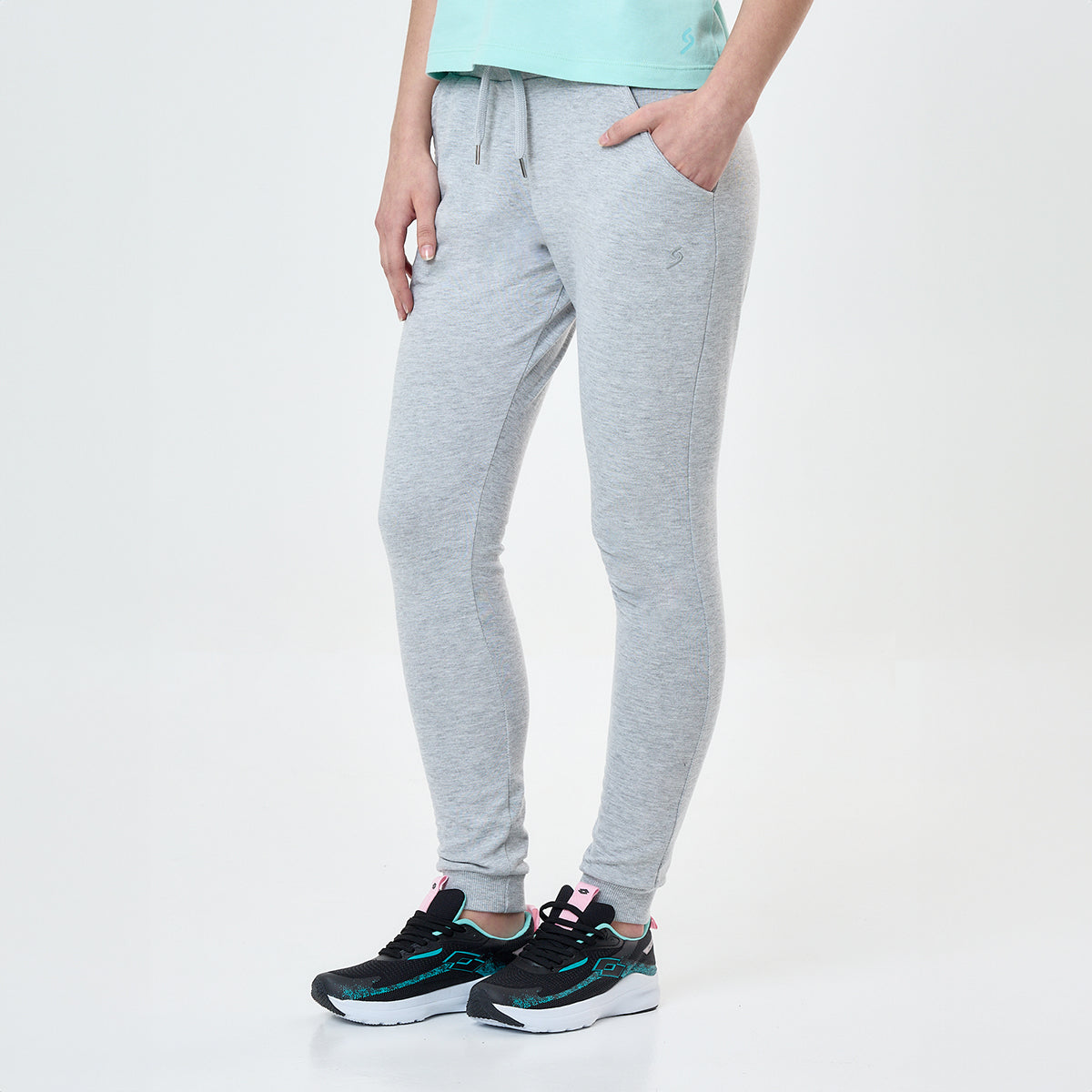 Pantalón Set Sport Easy Check Mujer