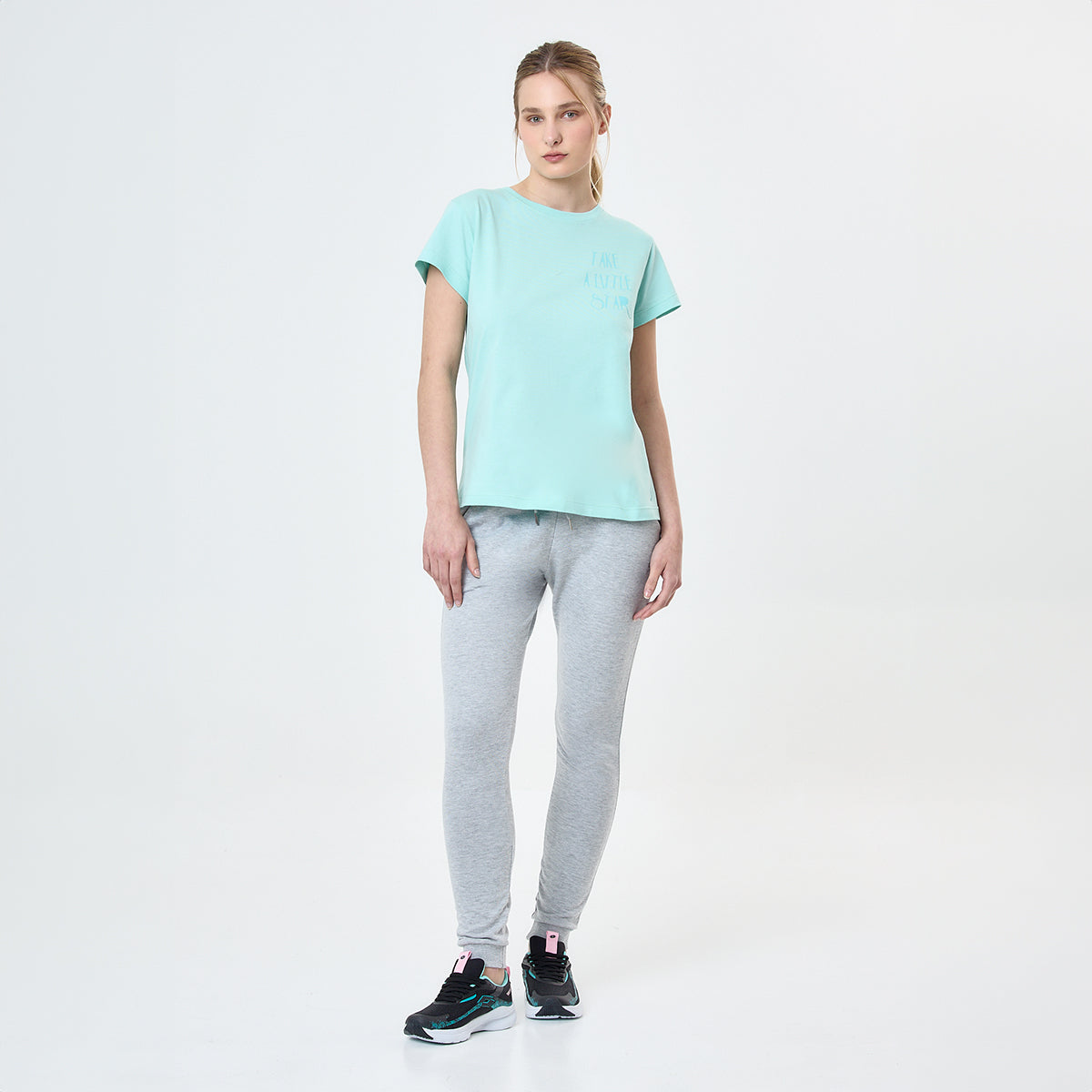 Pantalón Set Sport Easy Check Mujer