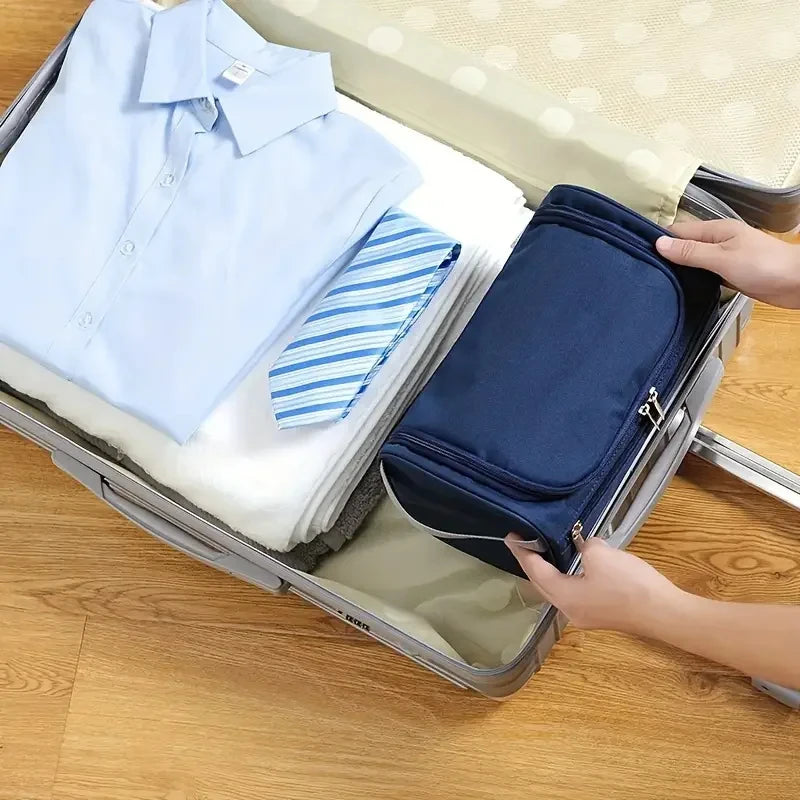 Neceser de Viaje Colgante con Compartimentos Múltiples