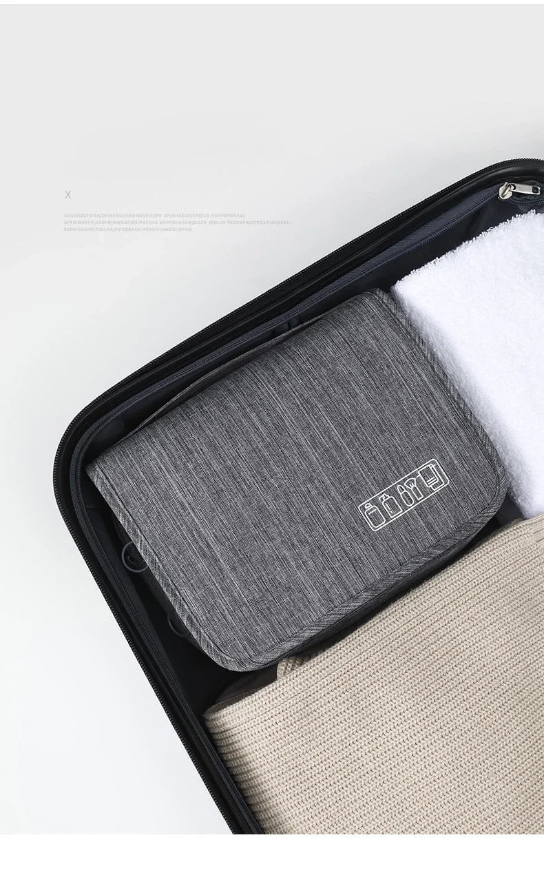 Neceser de Viaje Impermeable Oxford con Gancho para Colgar