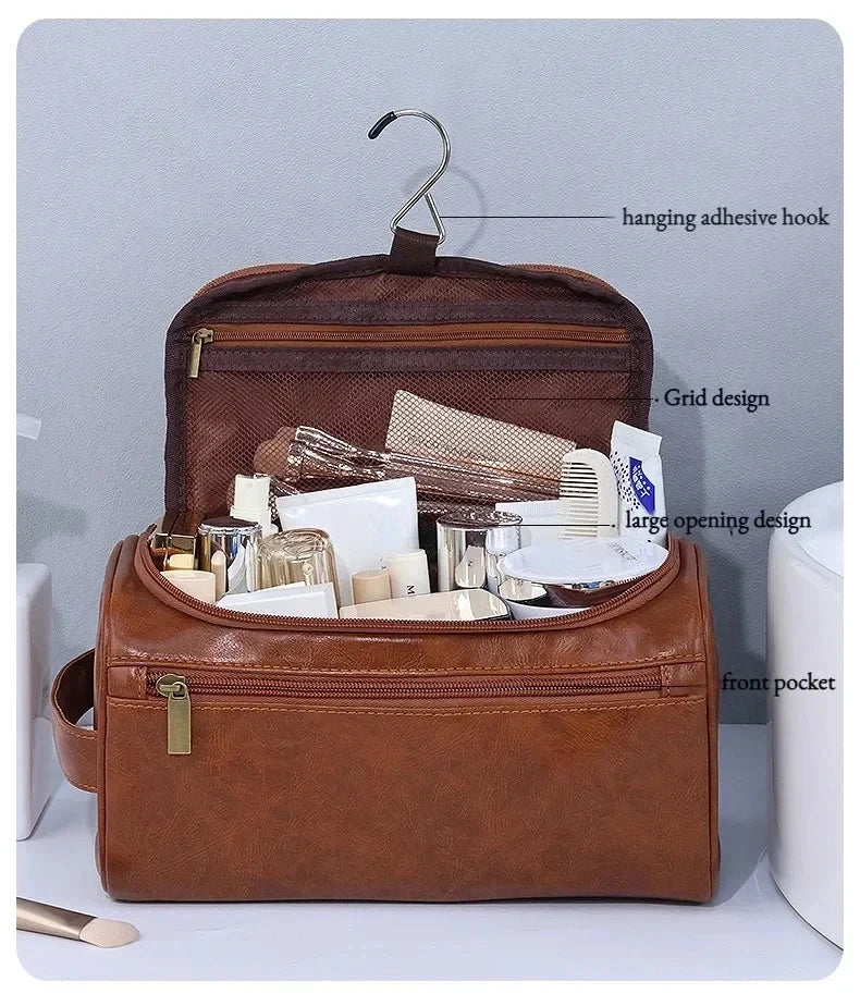 Neceser de Viaje Colgante con Compartimentos Múltiples