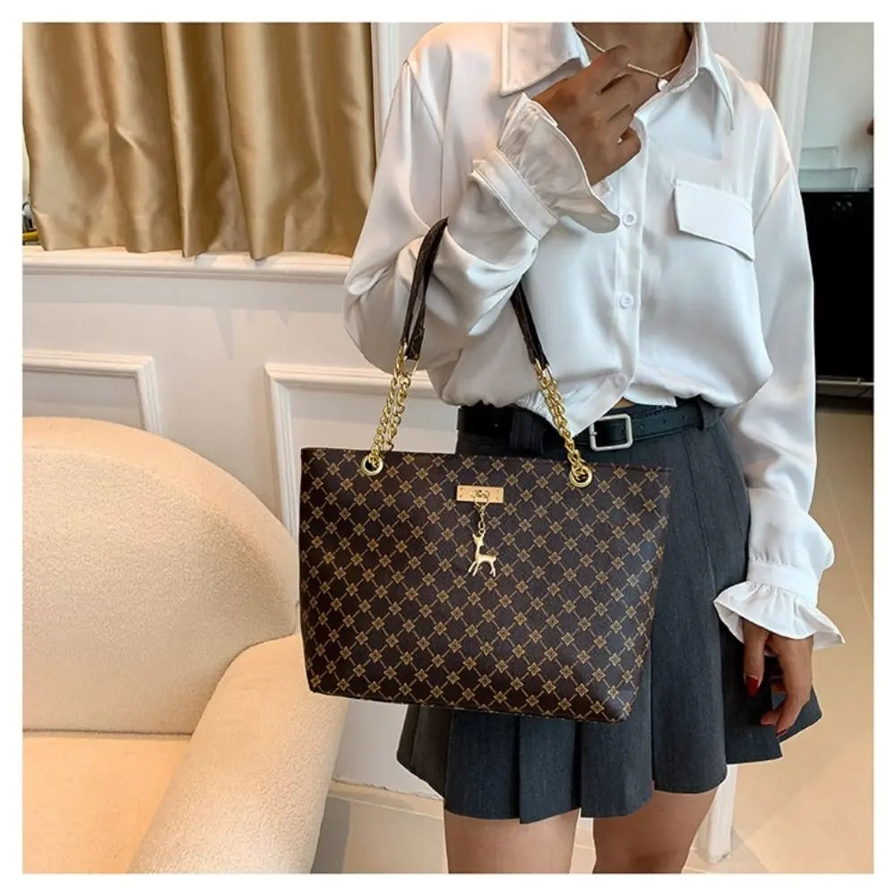 Cartera Tote Mujer Gran Capacidad Bolso de Hombro con Estampado