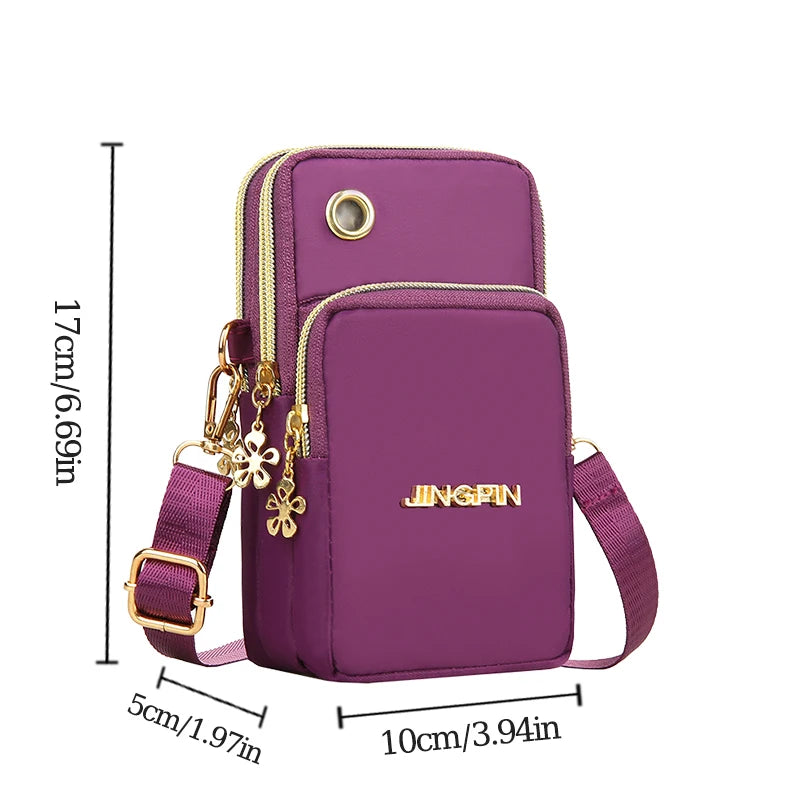 Bandolera Mini Crossbody para Celular con Bolsillo Monedero