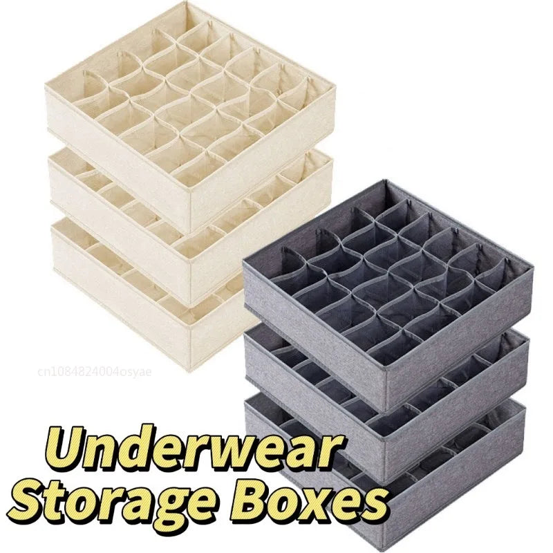 Organizador de Cajones Plegable para Ropa Interior, Medias y Corpiños
