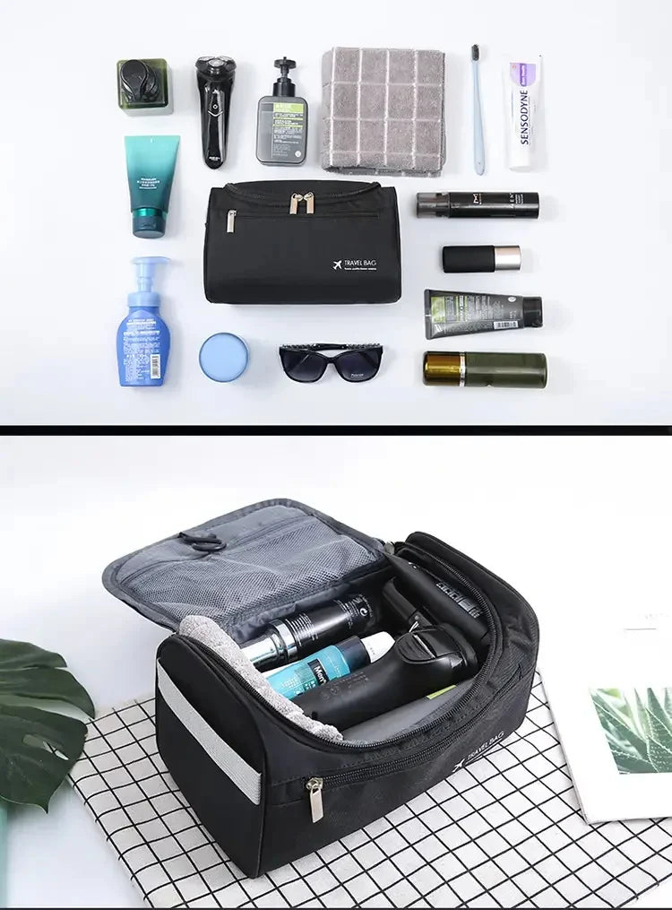 Neceser de Viaje Colgante con Compartimentos Múltiples