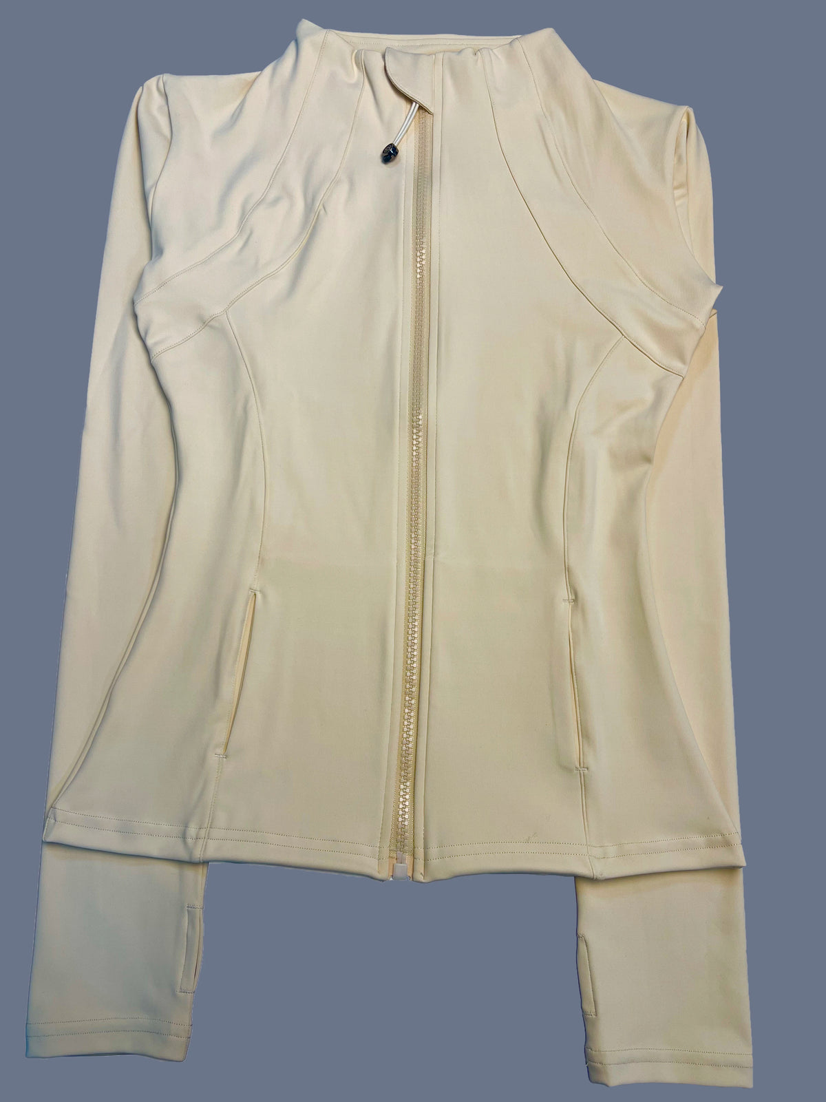 Campera Deportiva Mujer Cuello Alto Slim Fit Secado Rápido Manga Larga
