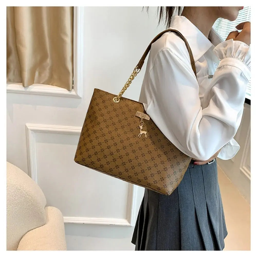 Cartera Tote Mujer Gran Capacidad Bolso de Hombro con Estampado