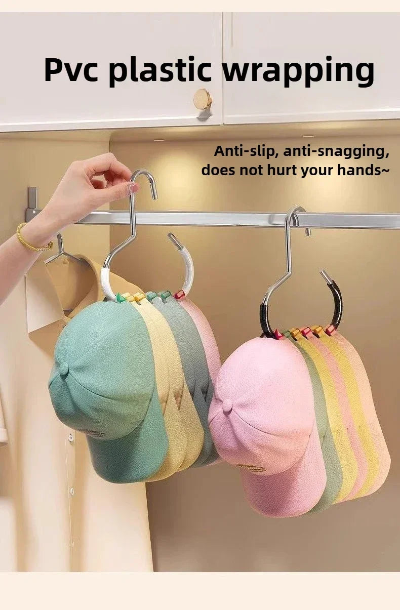 Percha Circular Multifunción para Gorras, Bufandas y Corbatas