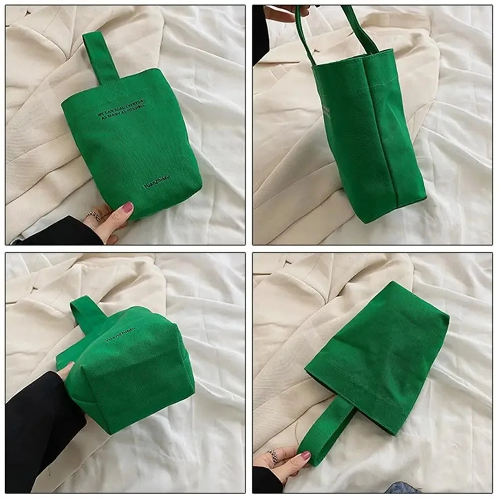 Bandolera de Lona Gran Capacidad con Diseño de Letras