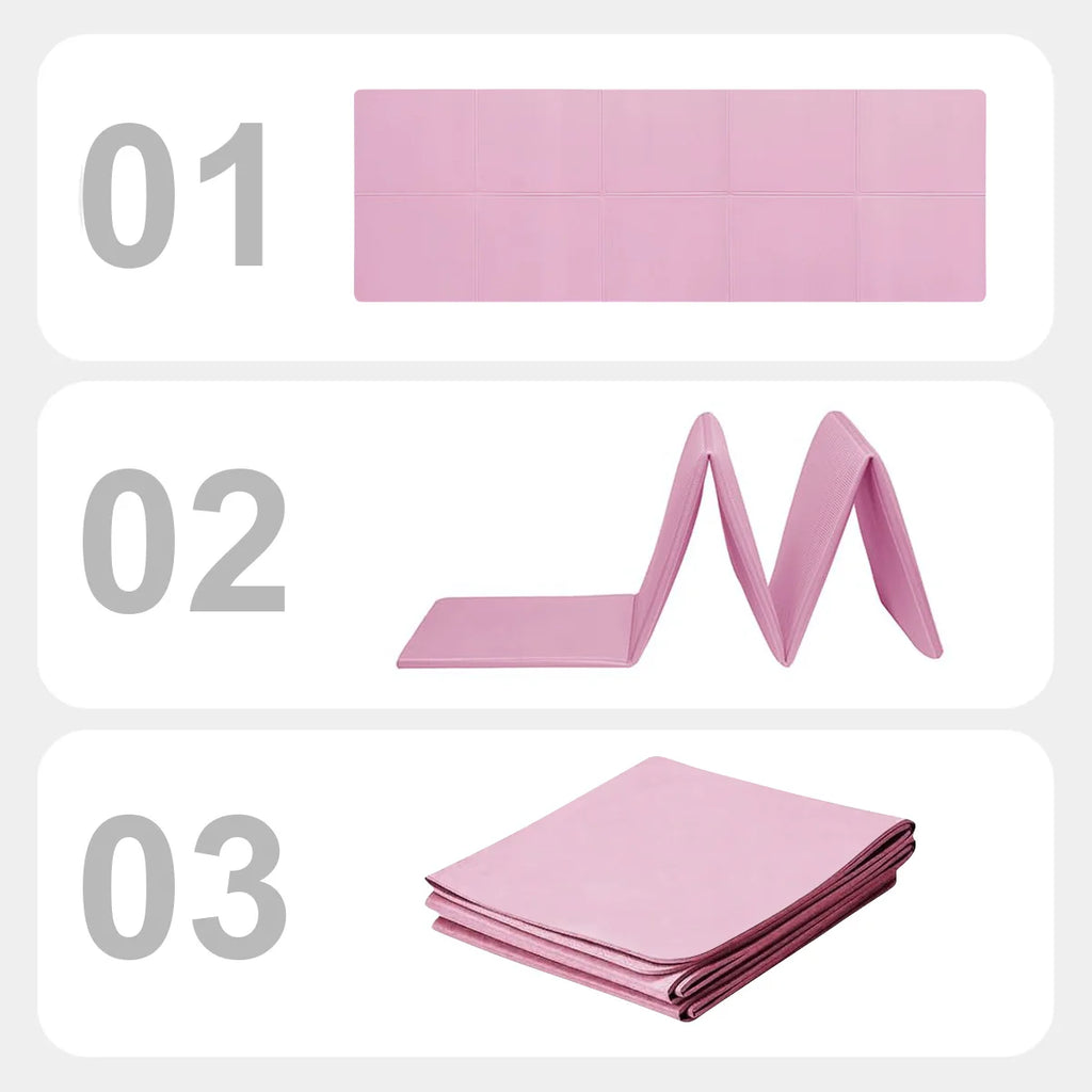 Mat de Yoga Antideslizante EVA 4mm para Fitness y Pilates