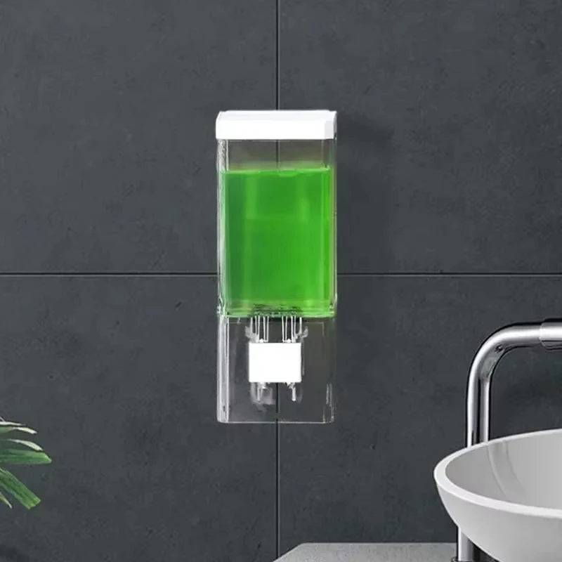 Dispenser de Jabón Líquido para Pared con Diseño Transparente