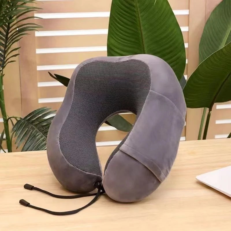 Almohada de Viaje en U de Espuma con Memoria para Cuello