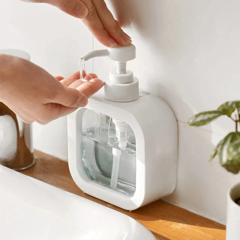 Dispensador de jabón líquido recargable con pico bombeador, 300/500 ml