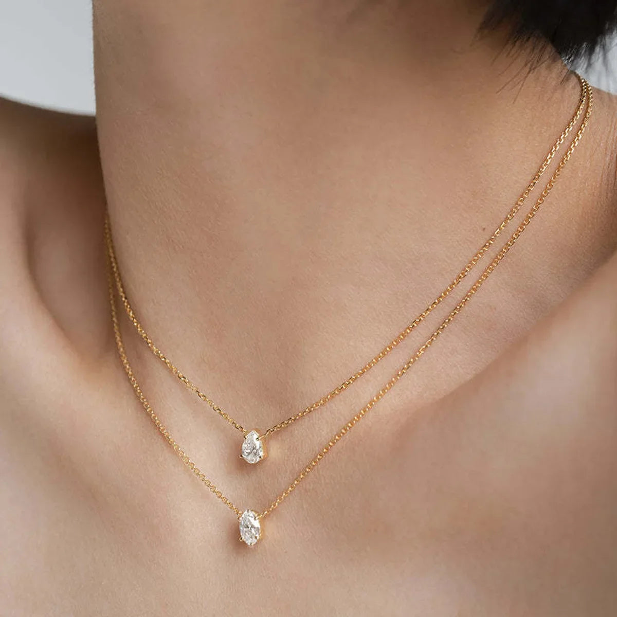 Collar Choker Multicapa con Dije de Circonia para Mujer