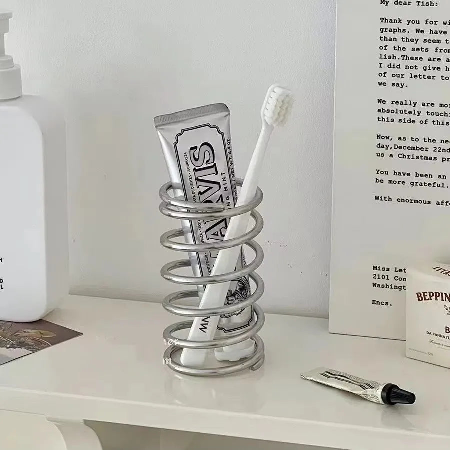 Portacepillos Organizador de Baño con Diseño Minimalista
