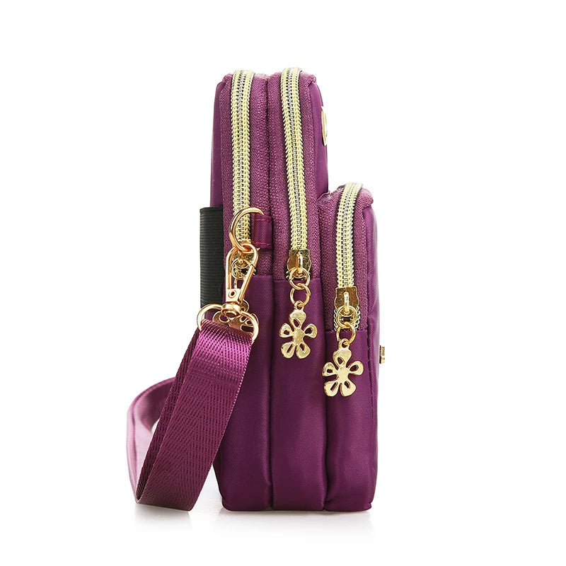 Bandolera Mini Crossbody para Celular con Bolsillo Monedero