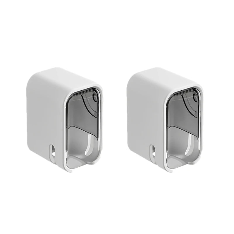 Portacepillos de Pared con Tapa Abatible Antipolvo